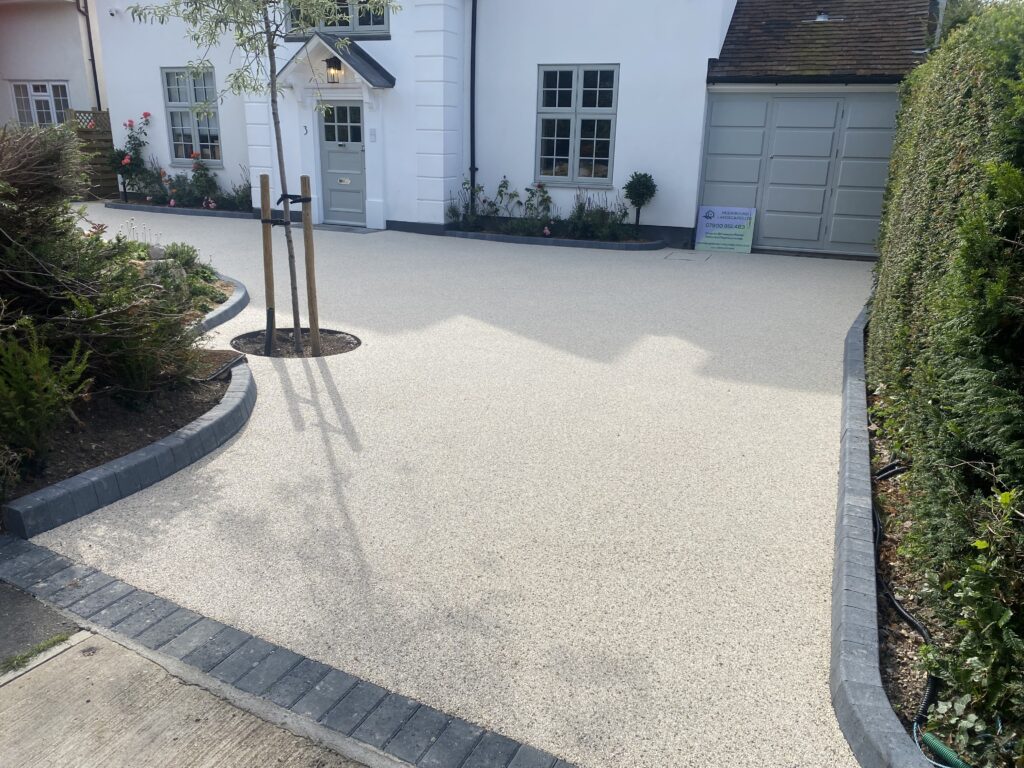 Resin bound driveway and path