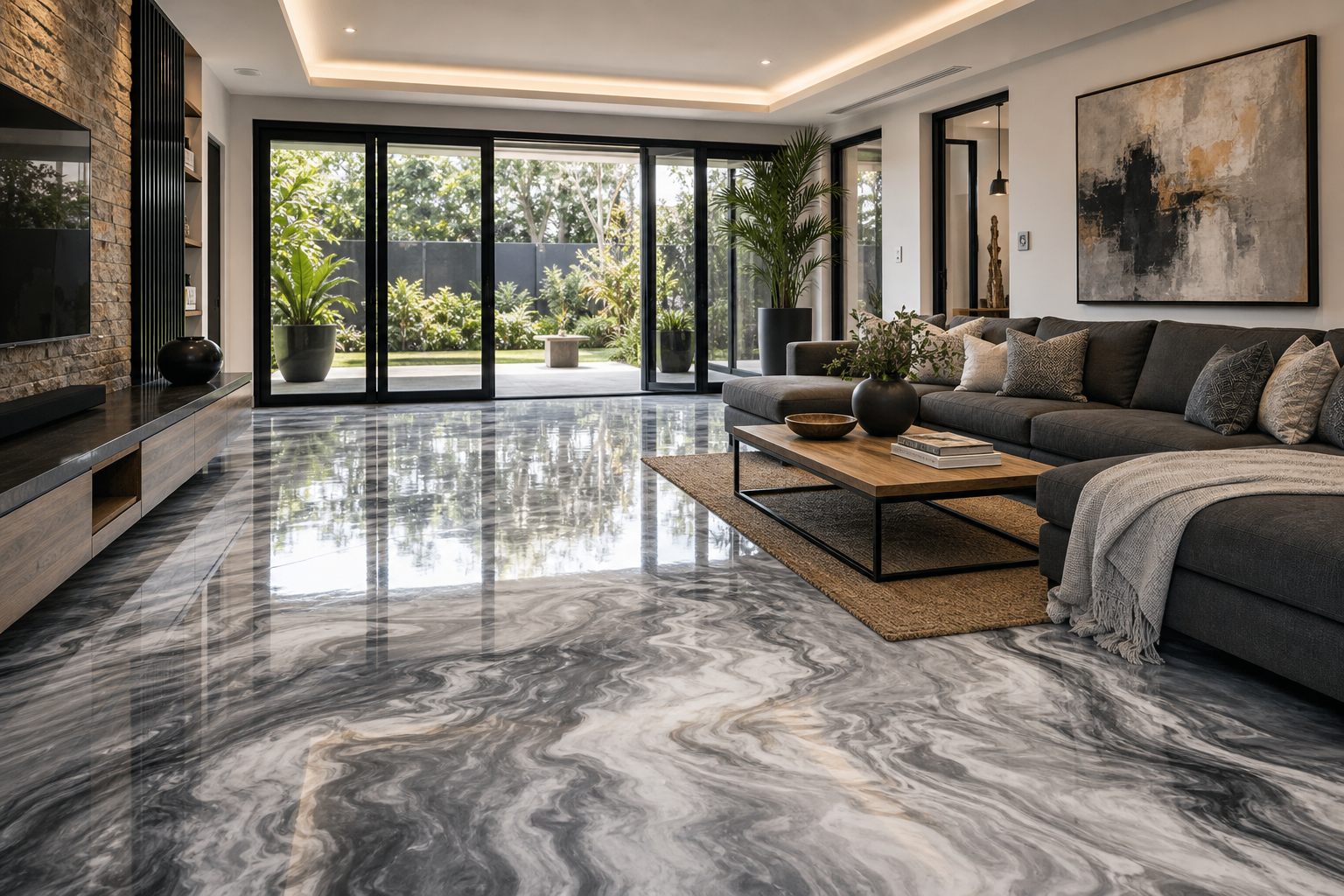 Premium resin driveway